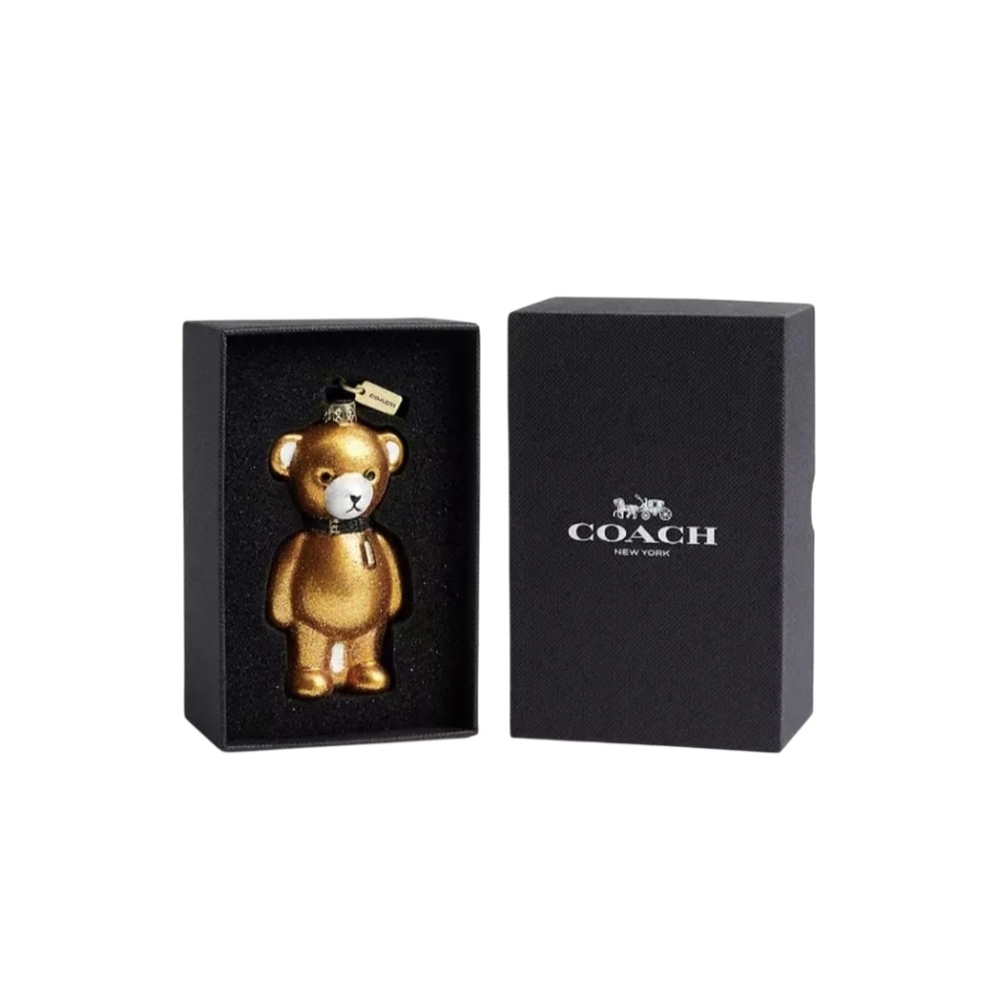 Coach Christmas Bear Ornament